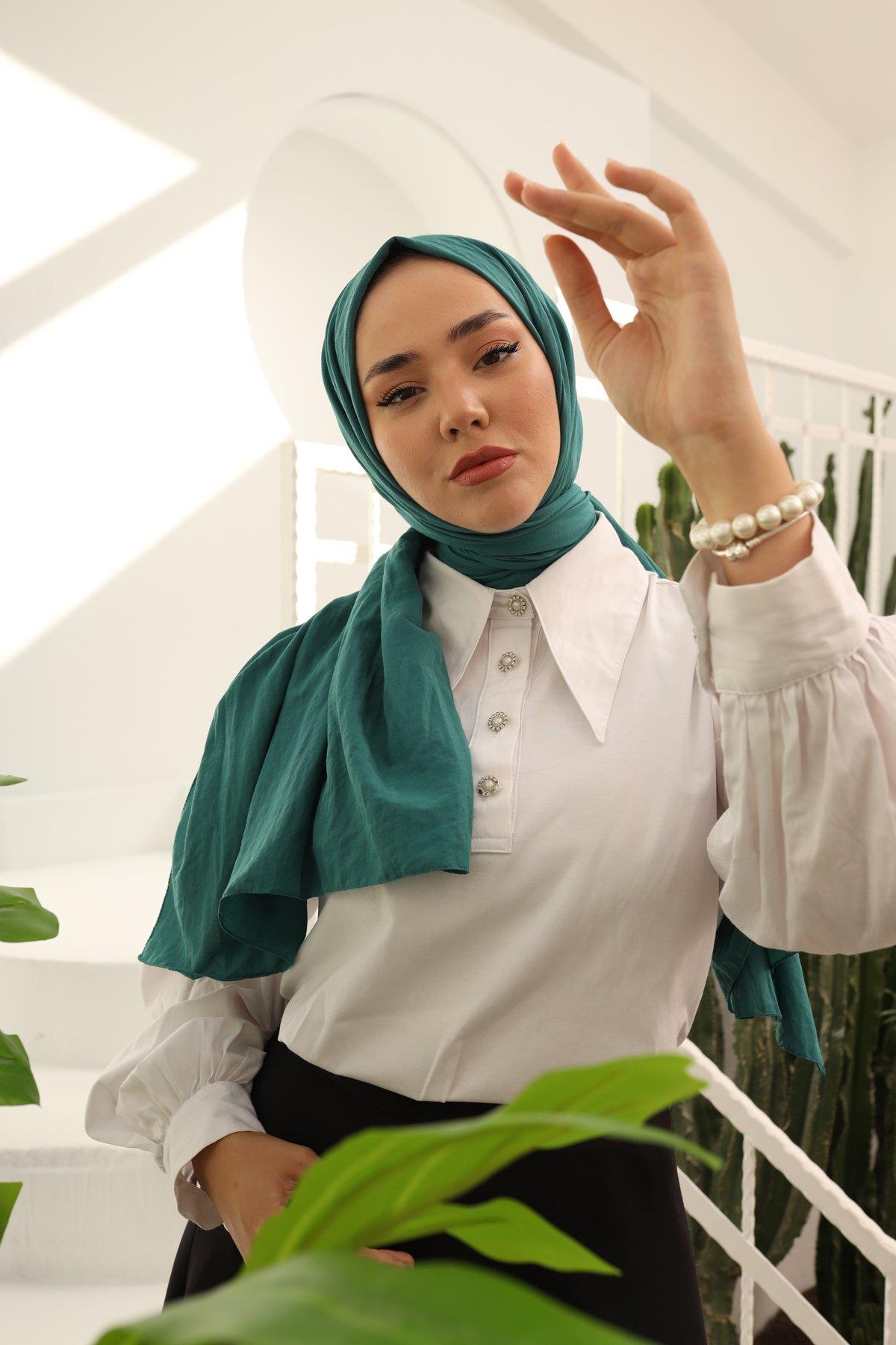 Silk Home Tensel Aerobin Şal 36820 Koyu Yeşil