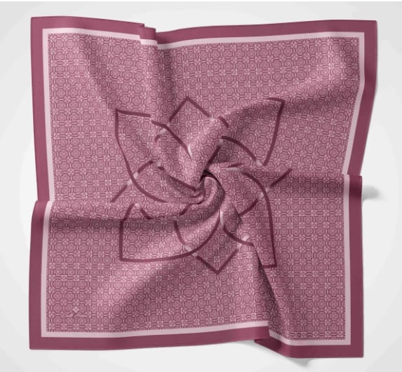 Silkhome Shiny Erguvan , Pudra Işıltılı Eşarp IST75002-20