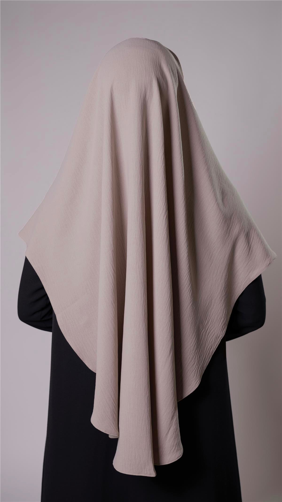 Taş Pratik Hazır Geçmeli Tesettür Eşarp Aerobin Kumaş  Çapraz Hijab 2307_46