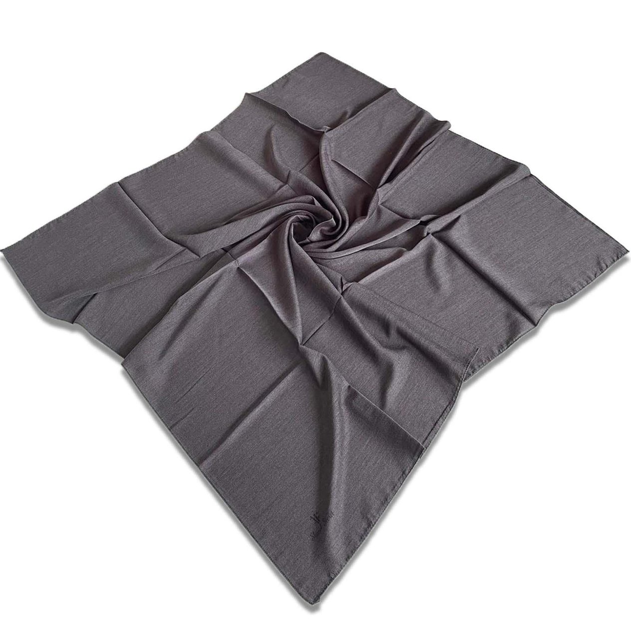 Viscon Cotton Eşarp Kahverengi Antrasit - 32040
