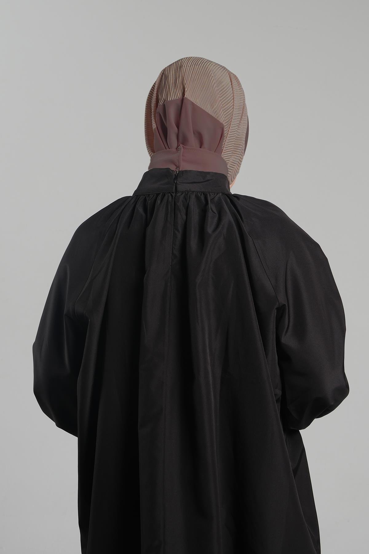 Vizon Pratik Hazır Geçmeli Tesettür Eşarp Sandy Arkadan Çıtçıtlı Piliseli Hijab 2406_10