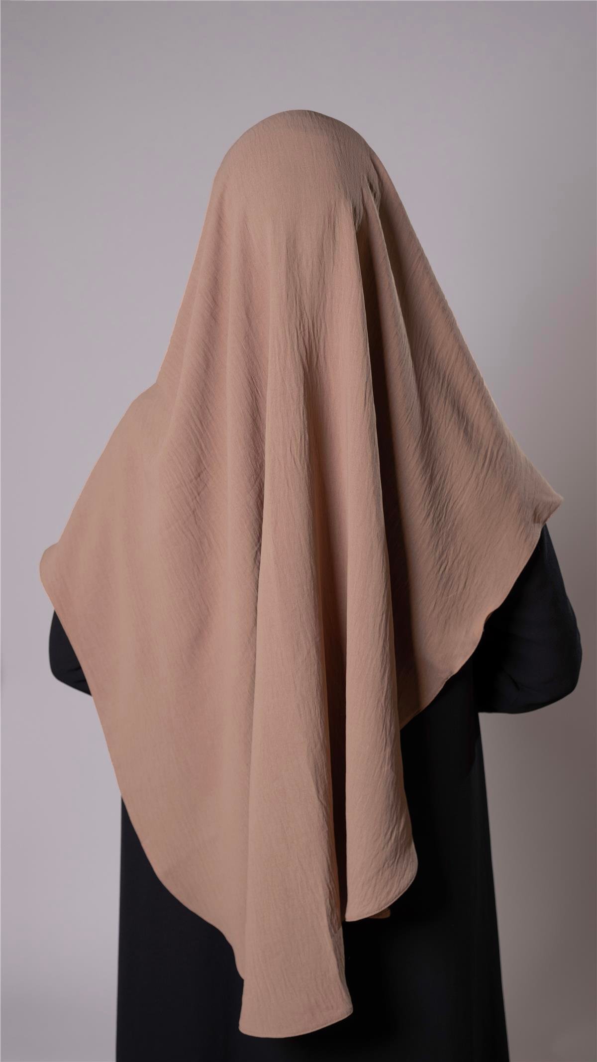 Yavru Ağzı Pratik Hazır Geçmeli Tesettür Eşarp Aerobin Kumaş  Çapraz Hijab 2307_35