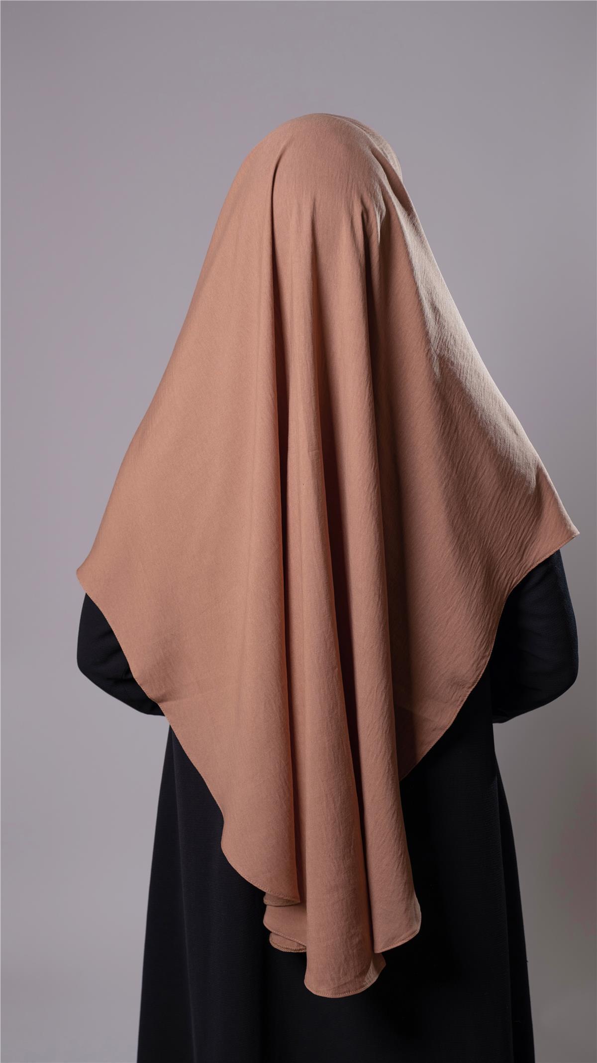 Yavru Ağzı Pratik Hazır Geçmeli Tesettür Eşarp Pamuk Caz Kumaş Düz Hijab 2306_35