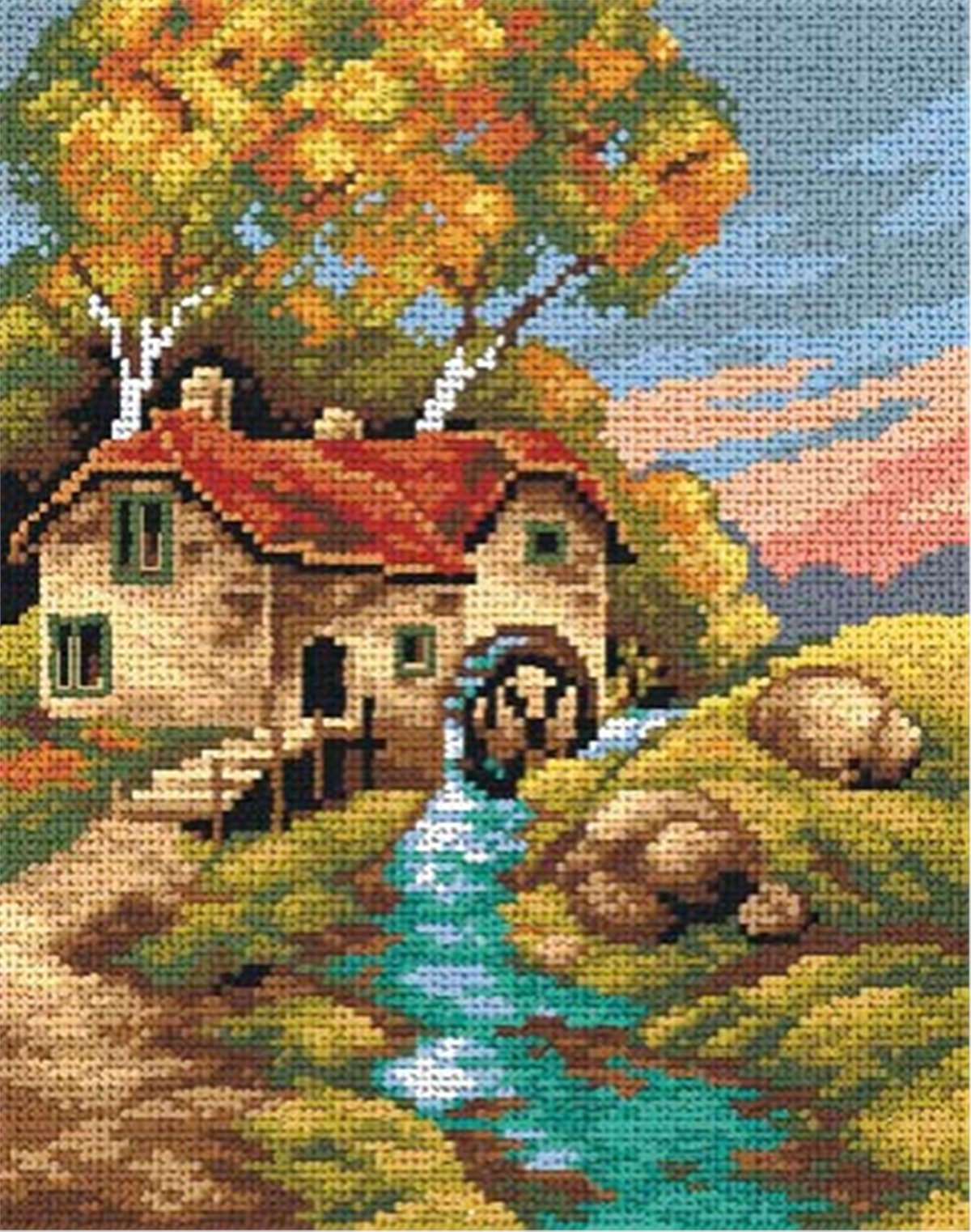 24X30 Cm Orchıdea Baskılı Goblen 2516