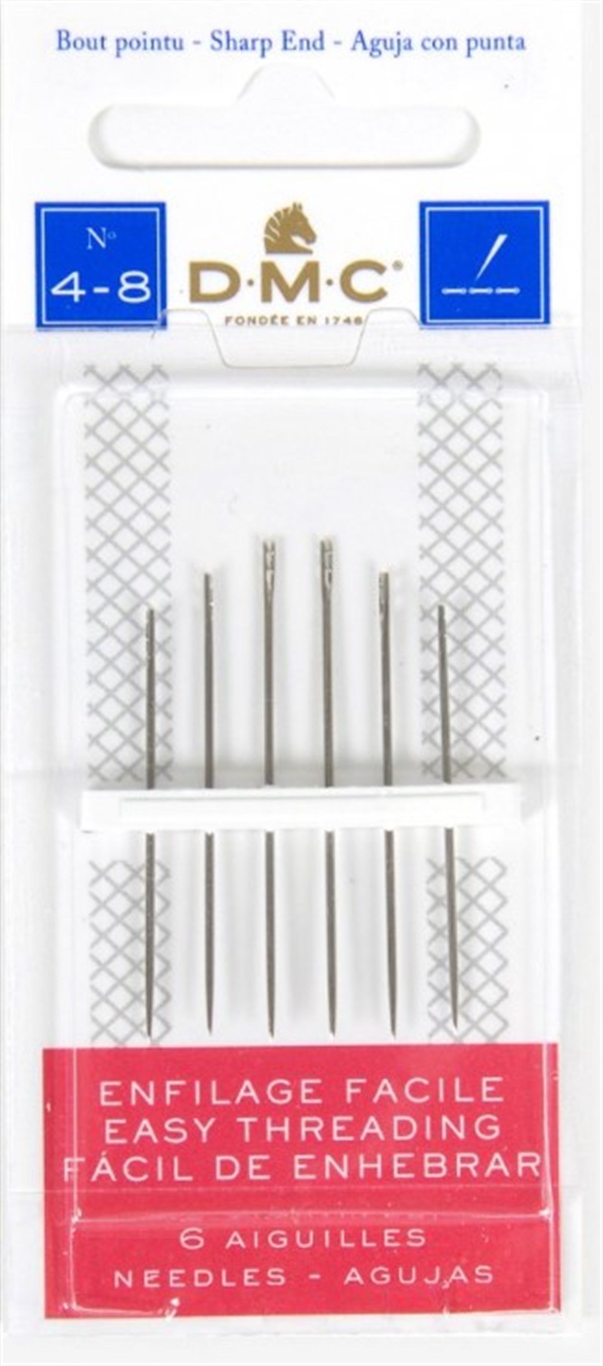 Dmc Çift Delikli Kör İğnesi 4-8no 1770-4