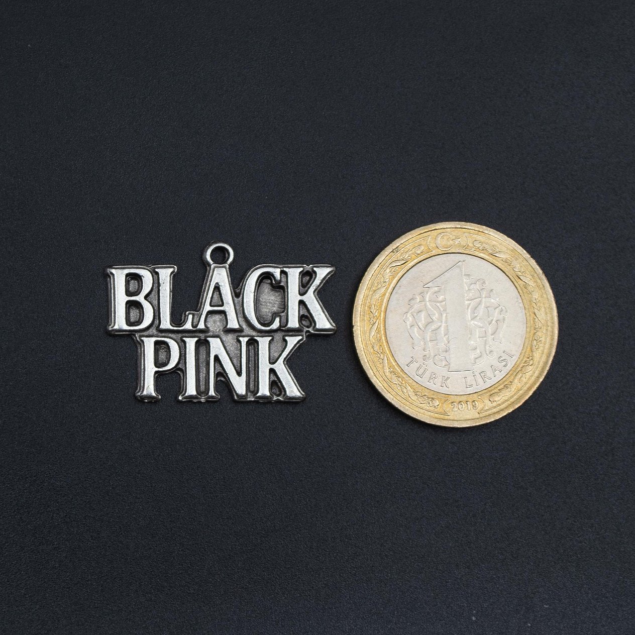 Black Pink Kolye Deri İp Kolye Gümüş Kaplama Erkek Kadın Kolye