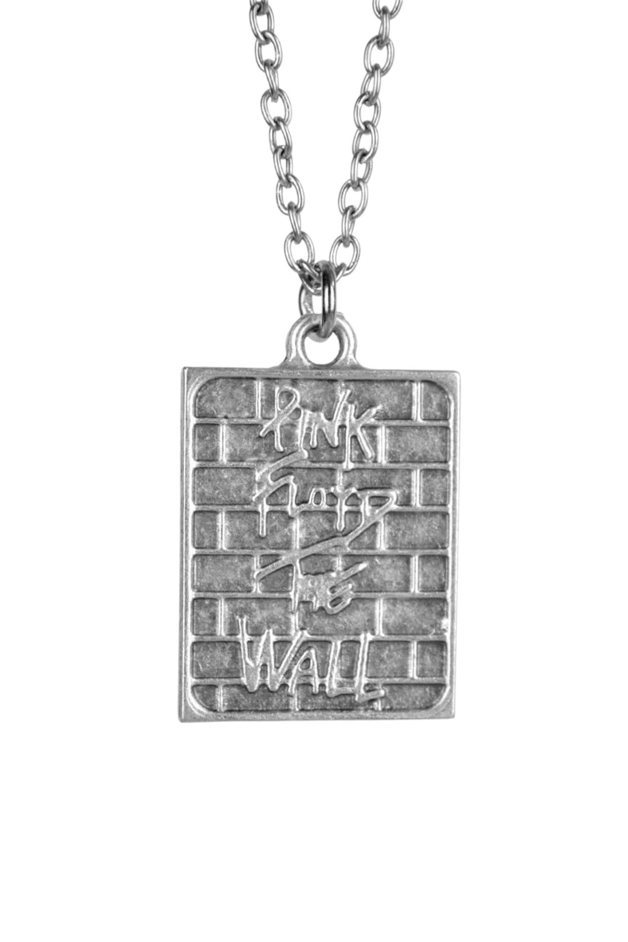 Pink Floyd The Wall Kolye Erkek Kadın Antik Gümüş Kaplama 60 cm Zincir