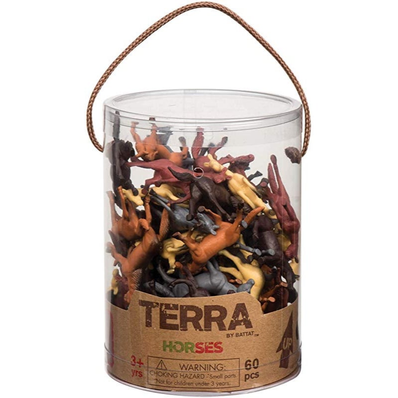 Terra 60 Parça Küçük Oyun Seti - Atlar
