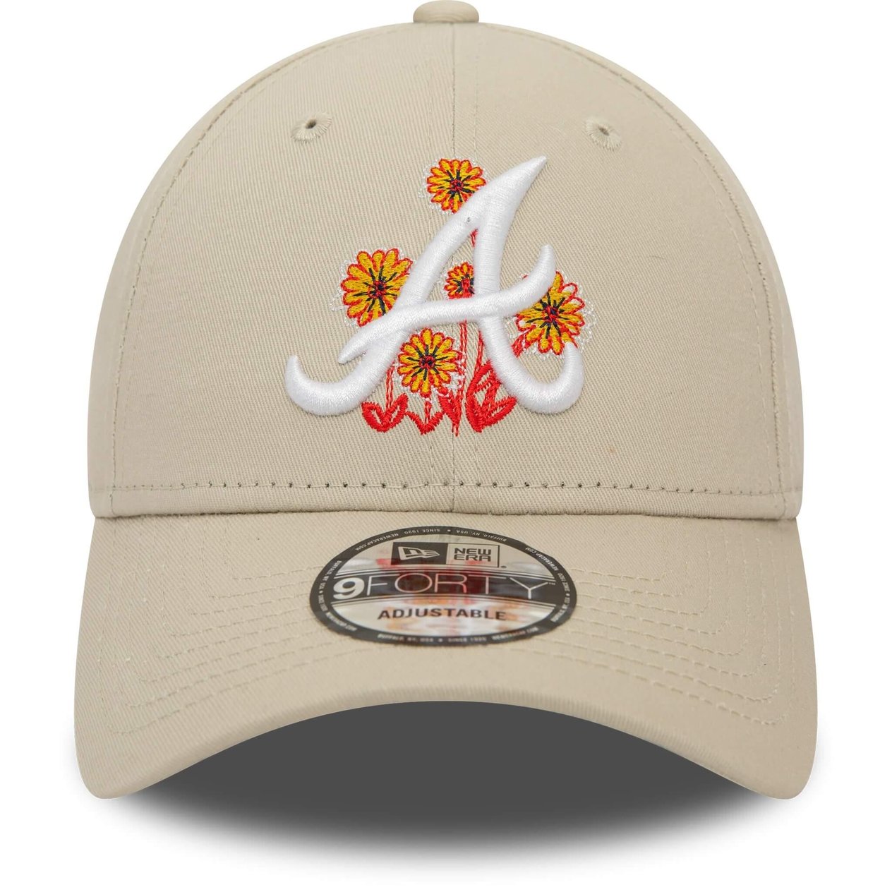  New Era Şapka - Flower Icon 9FORTY Atlanta Braves - Bej