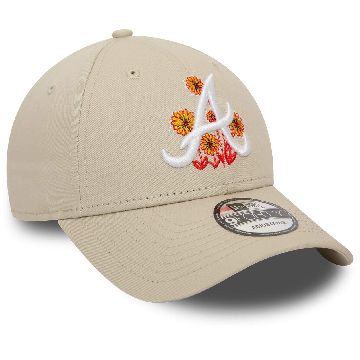  New Era Şapka - Flower Icon 9FORTY Atlanta Braves - Bej