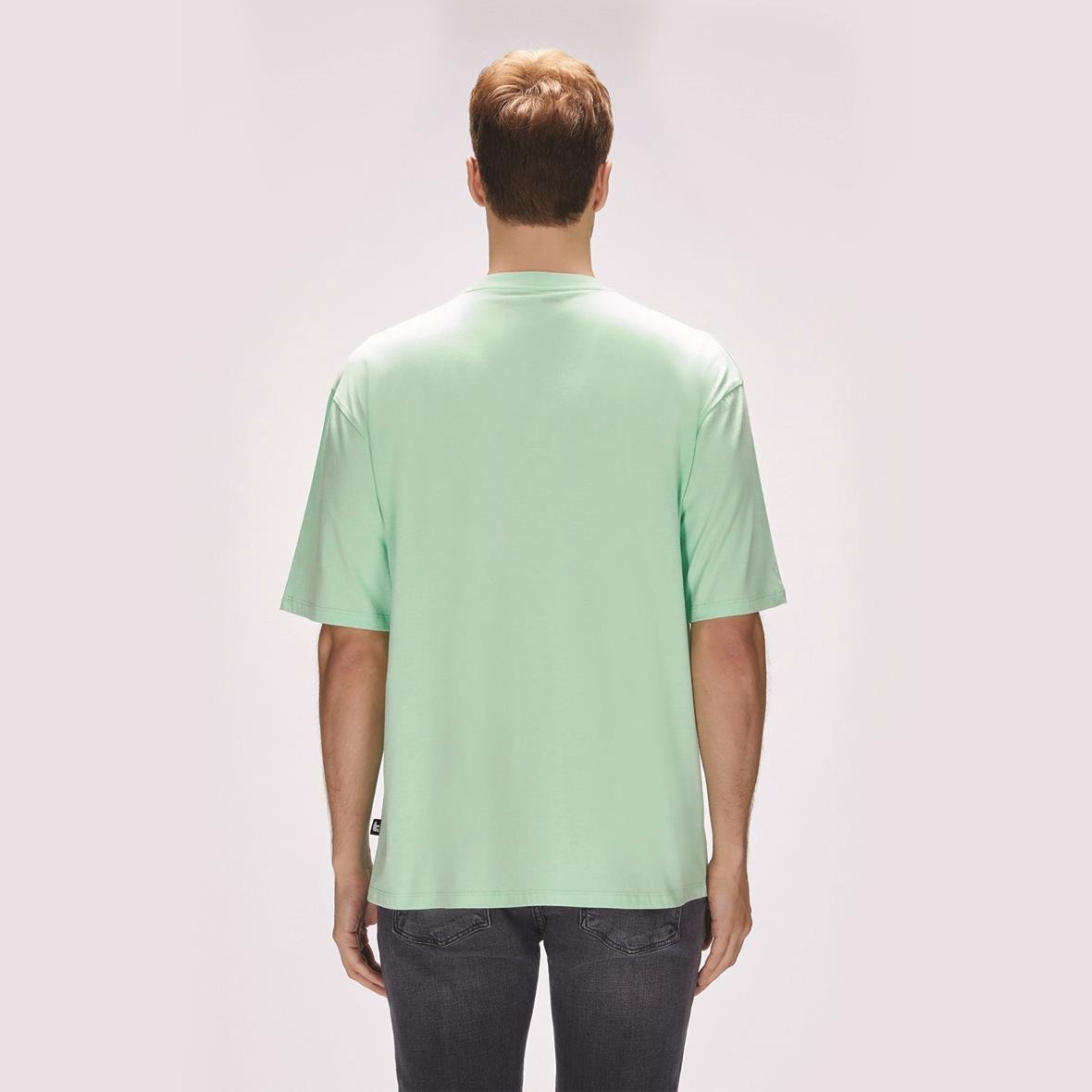 Bad Bear Damon Oversize Erkek T-Shirt - Mint