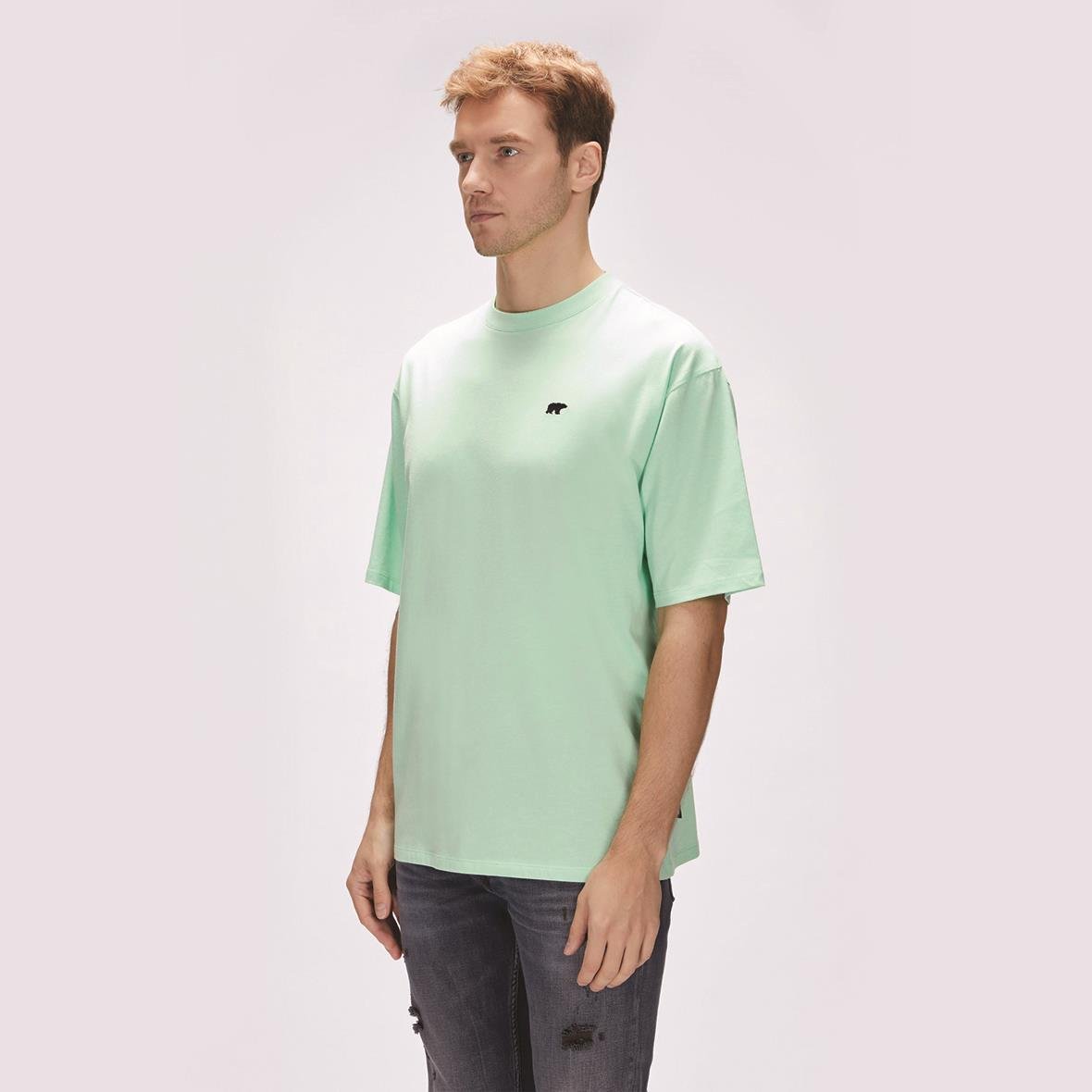 Bad Bear Damon Oversize Erkek T-Shirt - Mint