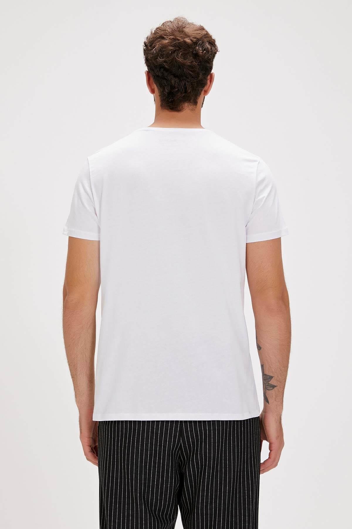 Bad Bear Solid Erkek T-Shirt - Beyaz