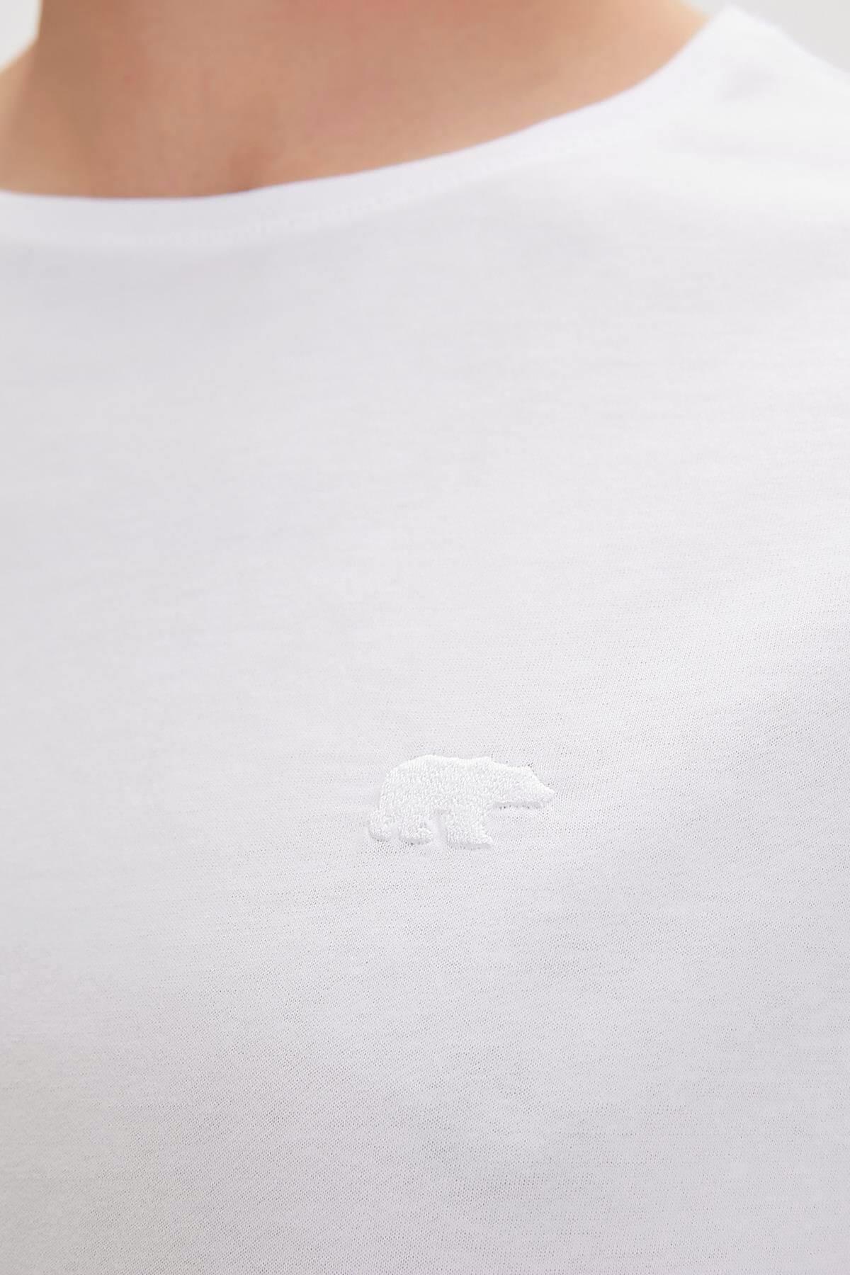 Bad Bear Solid Erkek T-Shirt - Beyaz
