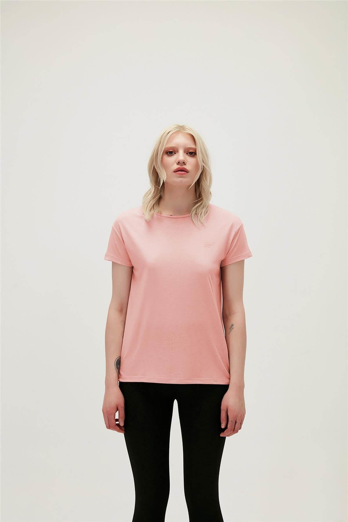 Bad Bear Violet O-Neck Kadın T-Shirt - Pembe