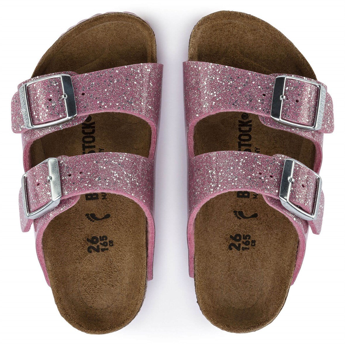 Birkenstock Arizona Çocuk Terlik - Cosmic Sparkle Candy Pink
