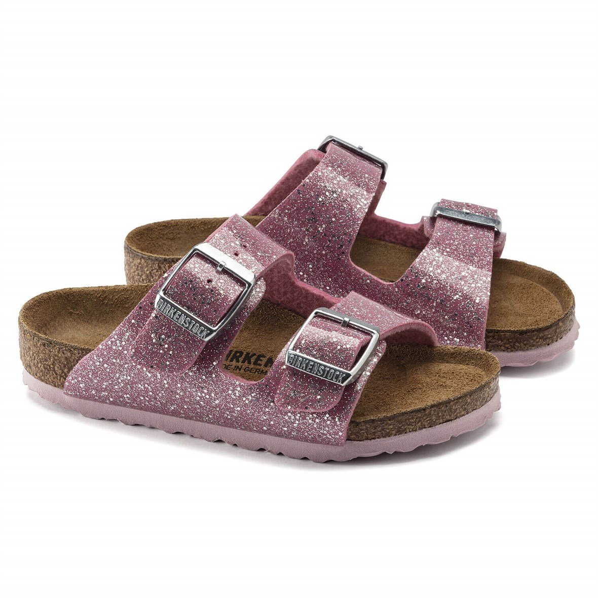Birkenstock Arizona Çocuk Terlik - Cosmic Sparkle Candy Pink