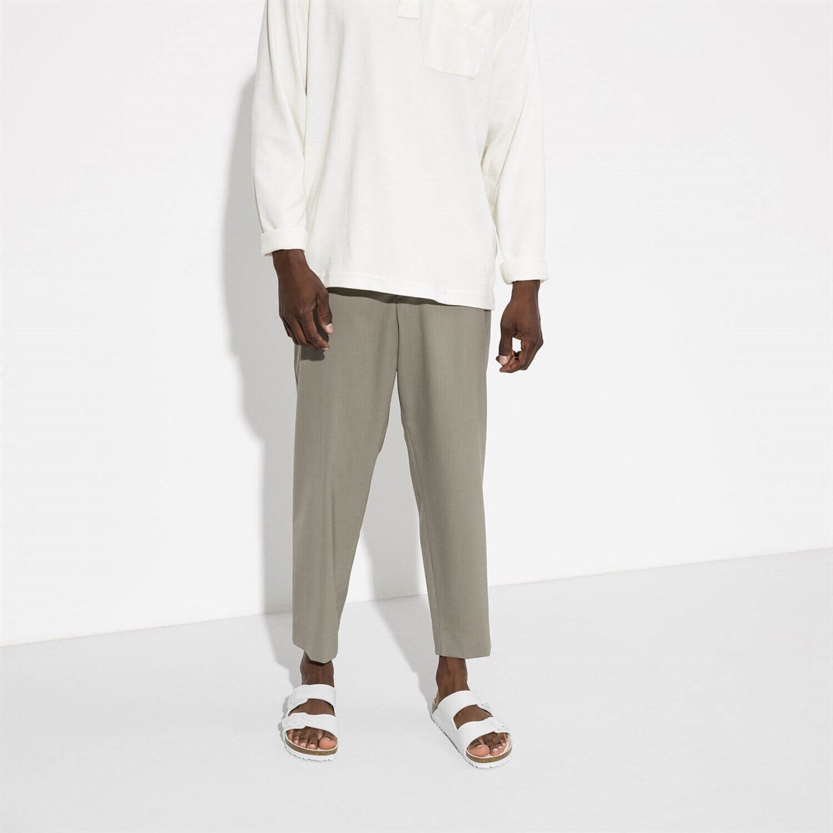 Birkenstock Arizona Erkek Terlik - White