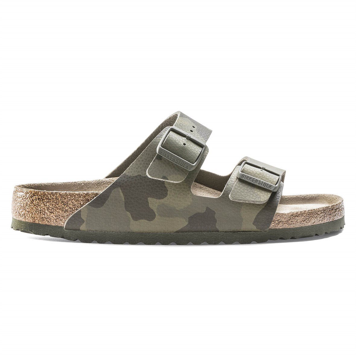Birkenstock Arizona Soft Footbed Erkek Terlik - Desert Soil Camo Green