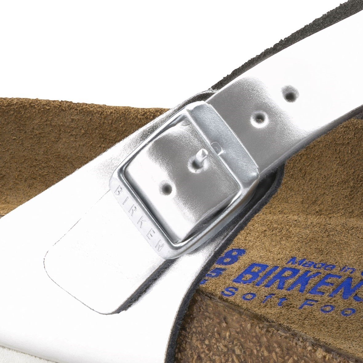 Birkenstock Gizeh Bayan Terlik & Sandalet - Metallic Silver