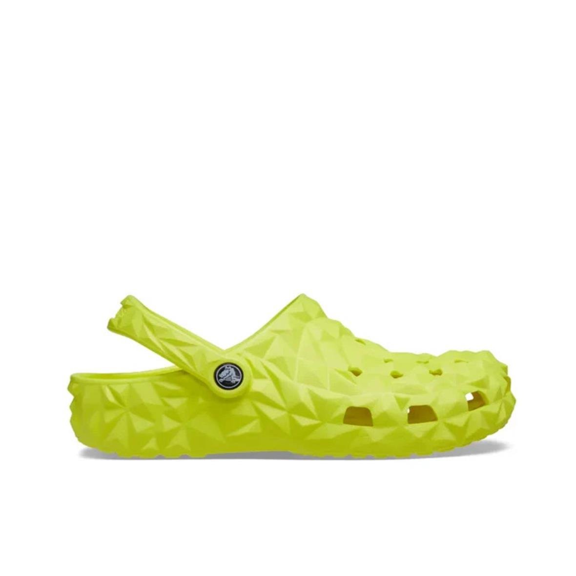 Crocs Classic Geometric Clog Bayan Terlik - Neon Sarı