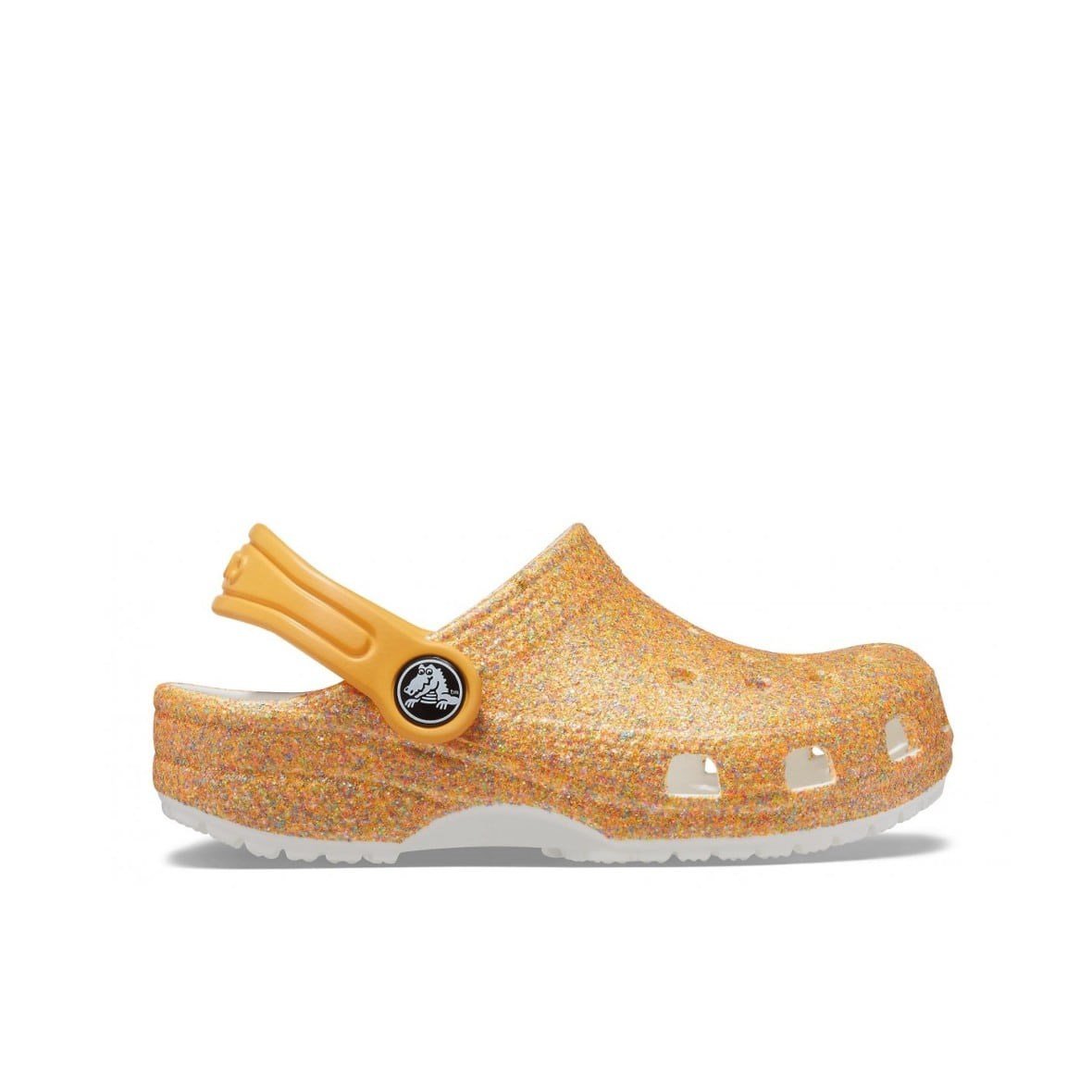 Crocs Classic Glitter Clog K Çocuk Terlik - Orange Sorbet Glitter