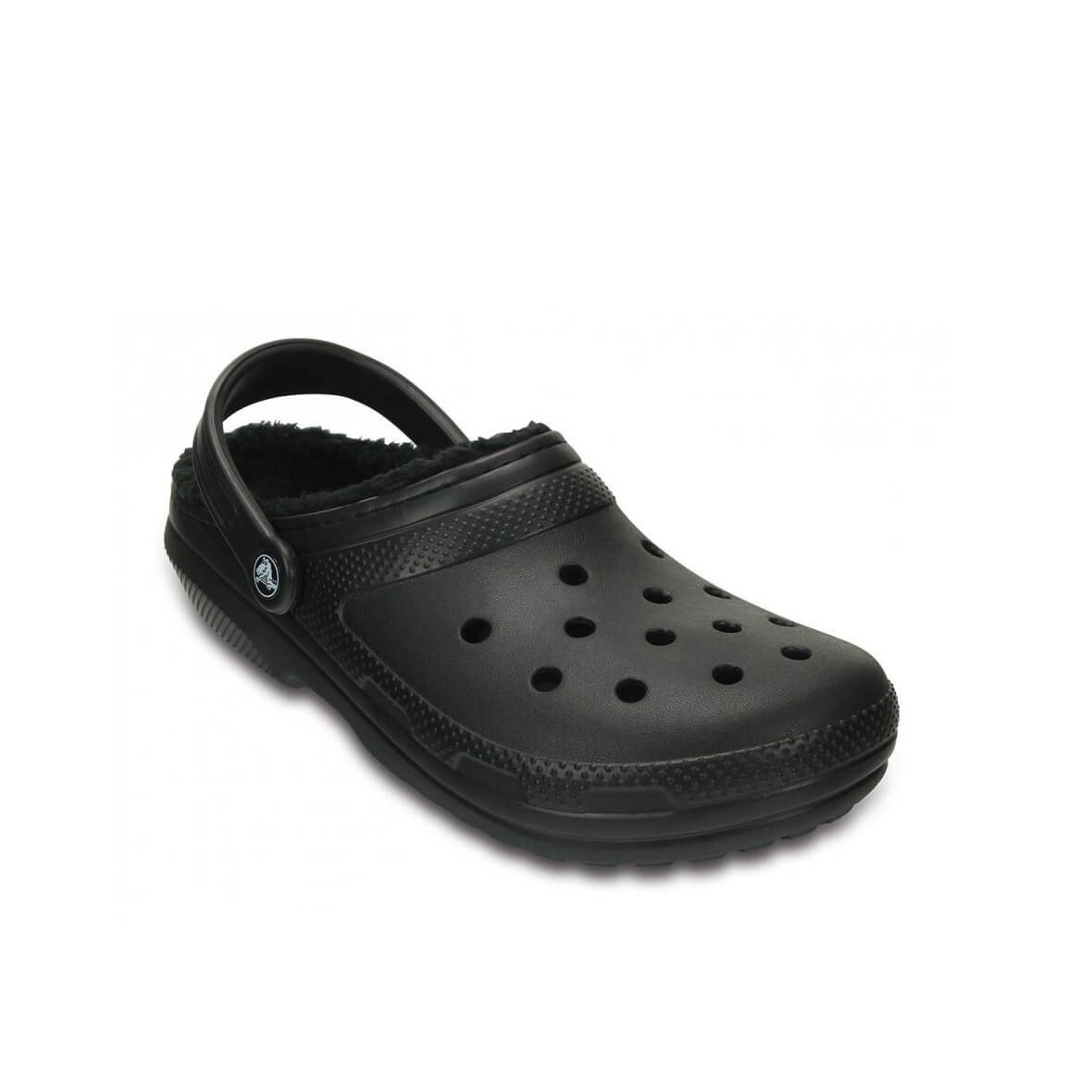 Crocs Classic Lined Clog Erkek Terlik - Black