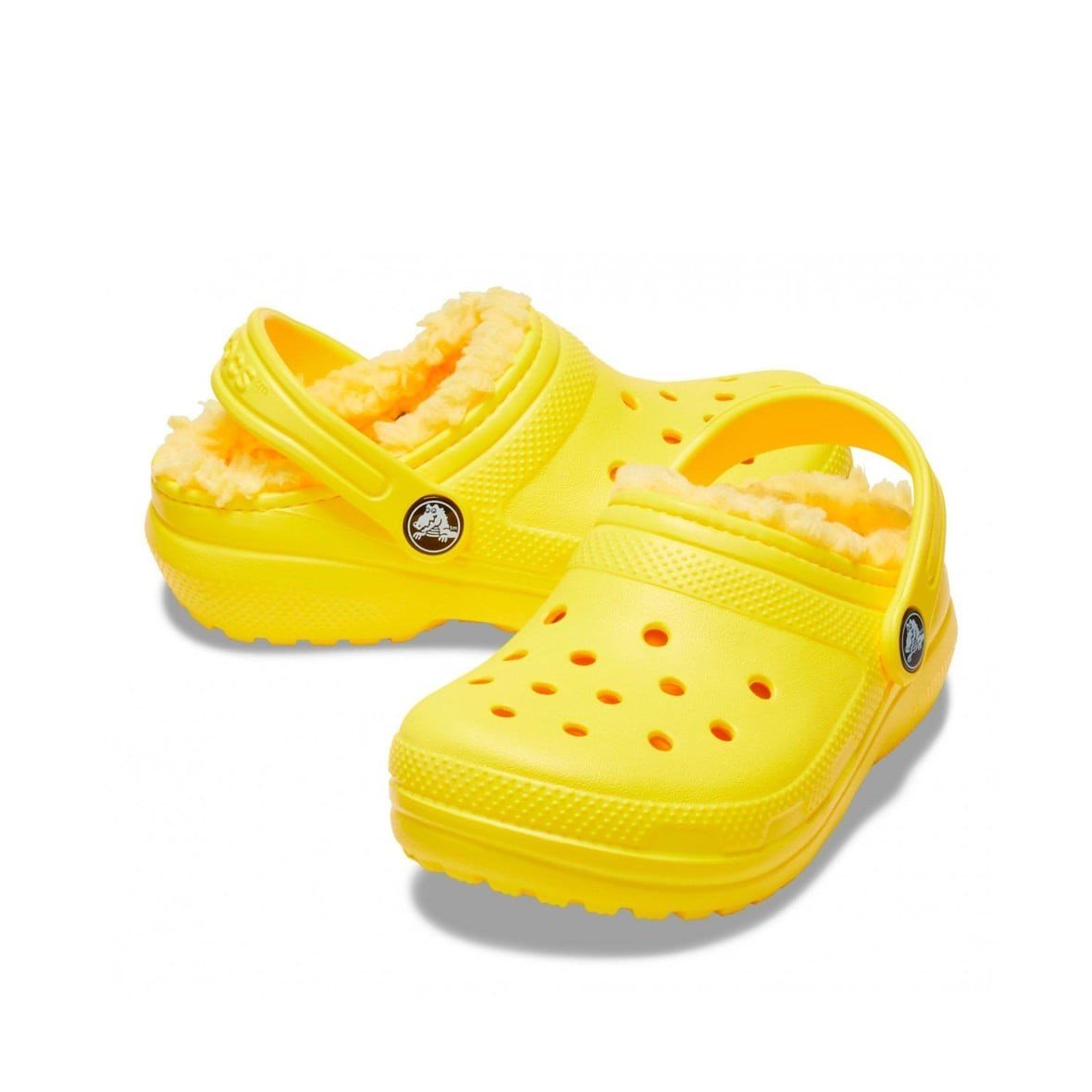 Crocs Classic Lined Clog K Çocuk Terlik - Lemon