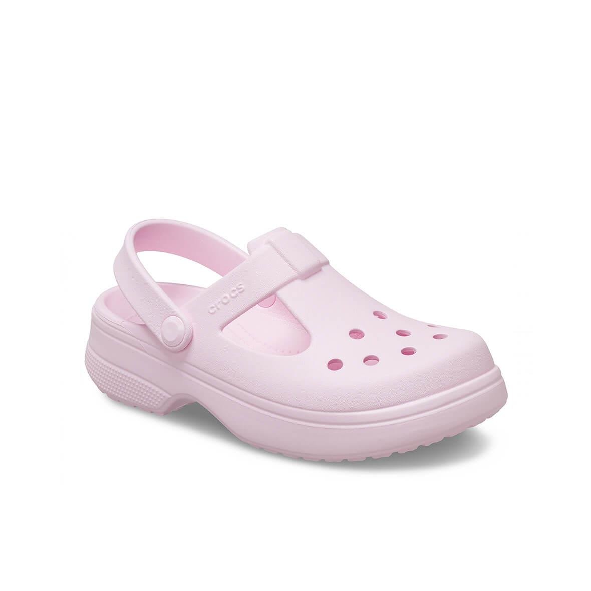 Crocs Classic Mary Jane Clog K Çocuk Terlik - Pembe