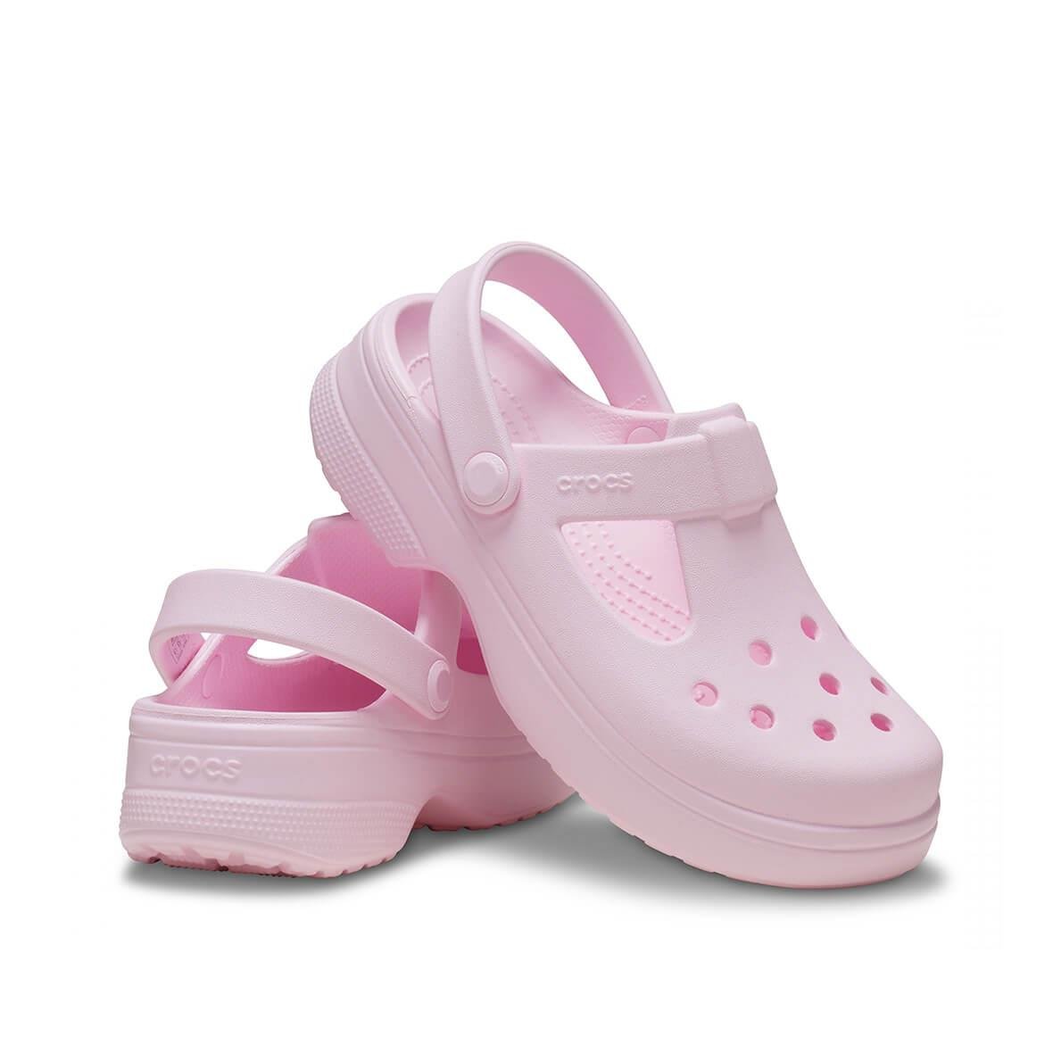 Crocs Classic Mary Jane Clog K Çocuk Terlik - Pembe