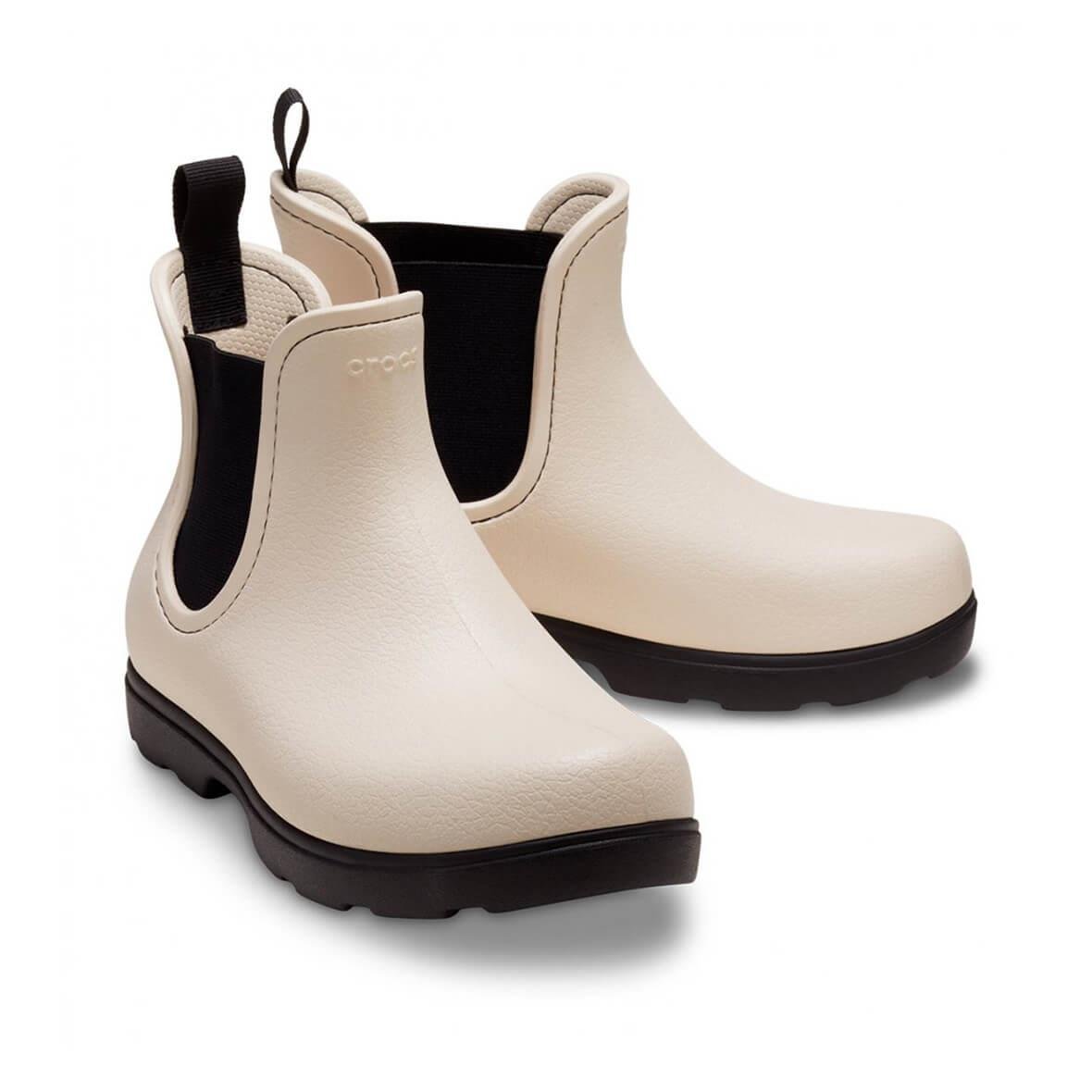 Crocs Dylan Chelsea Boot Kadın Yağmur Çizmesi - Bej