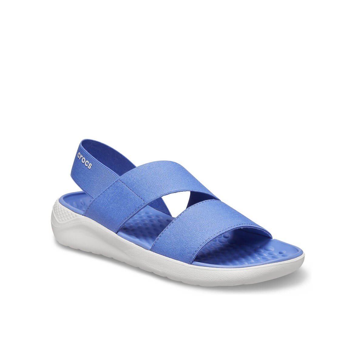 Crocs LiteRide Stretch Sandal Bayan Sandalet - Lapis/White