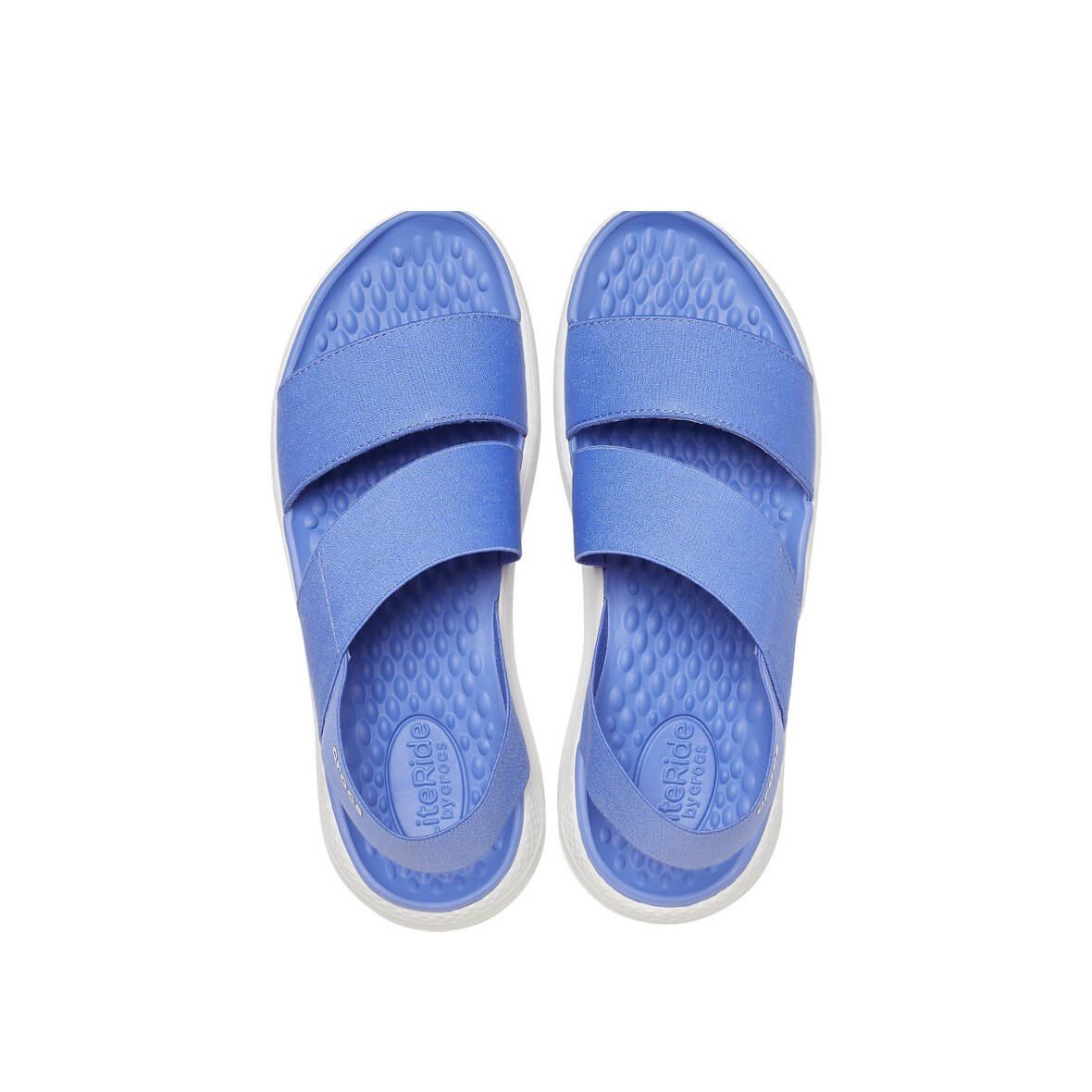 Crocs LiteRide Stretch Sandal Bayan Sandalet - Lapis/White
