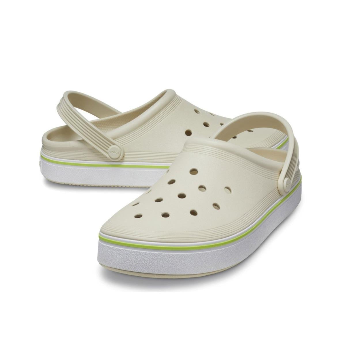 Crocs Off Court Clog Erkek Terlik - Ekru