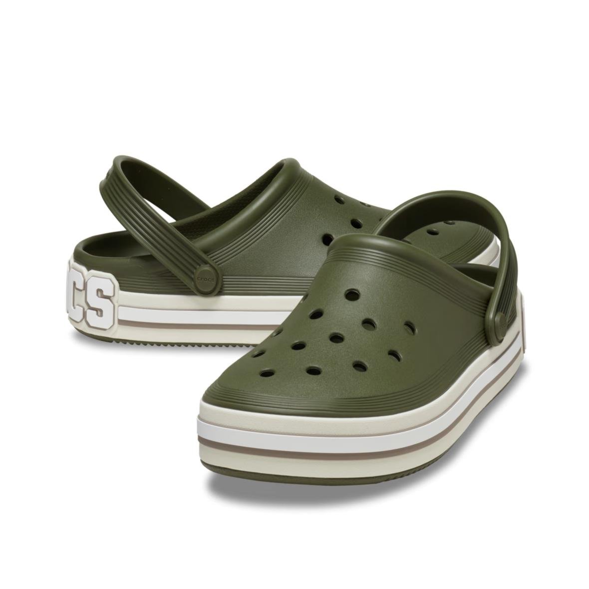 Crocs Off Court Logo Clog Erkek Terlik - Haki