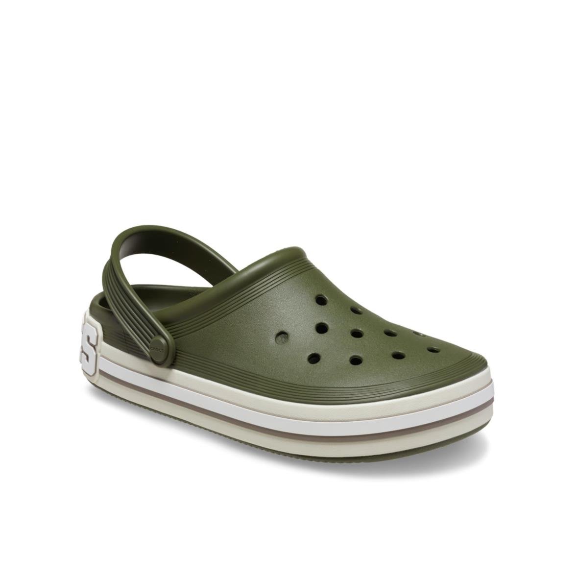 Crocs Off Court Logo Clog Erkek Terlik - Haki