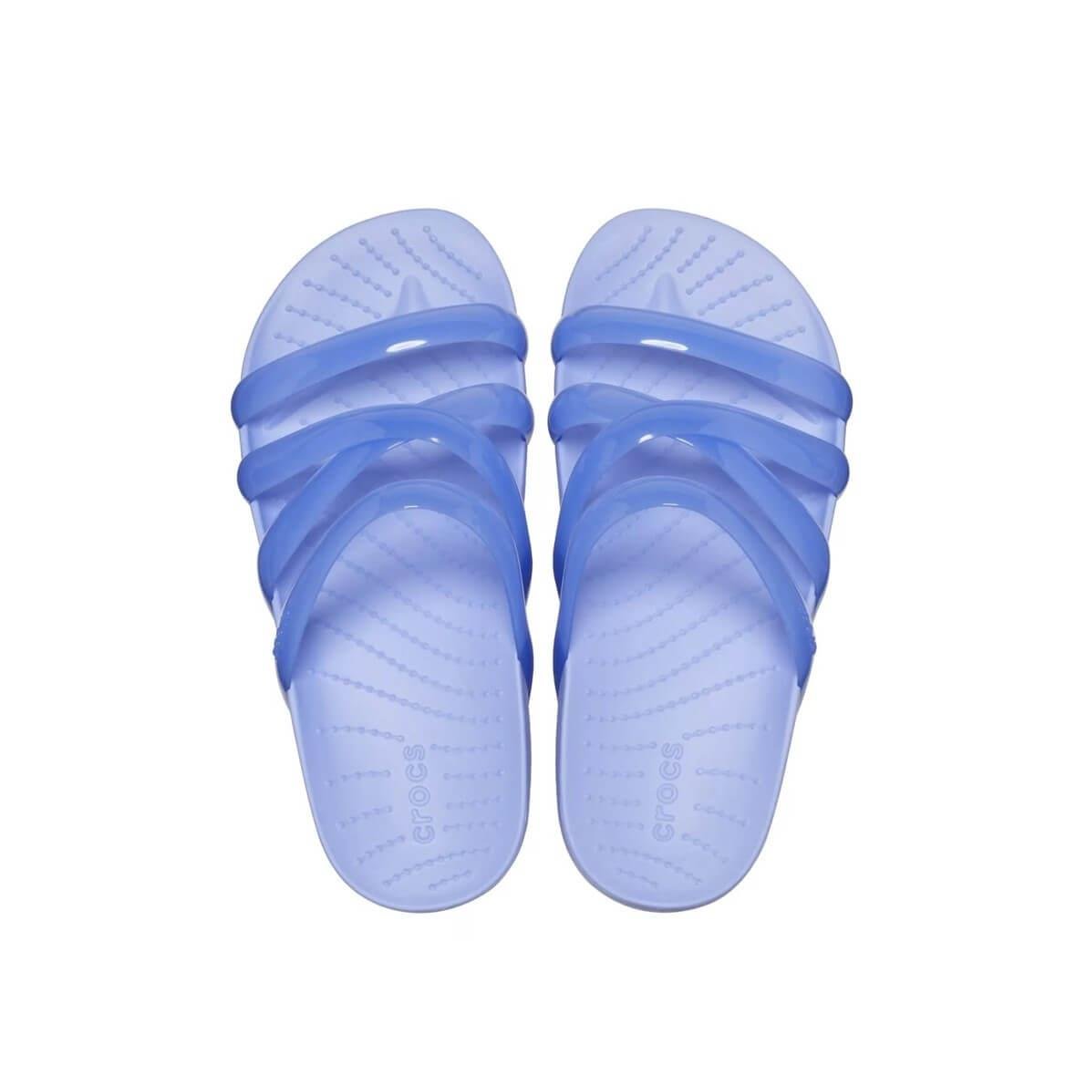 Crocs Splash Glossy Strappy Bayan Terlik - Lila