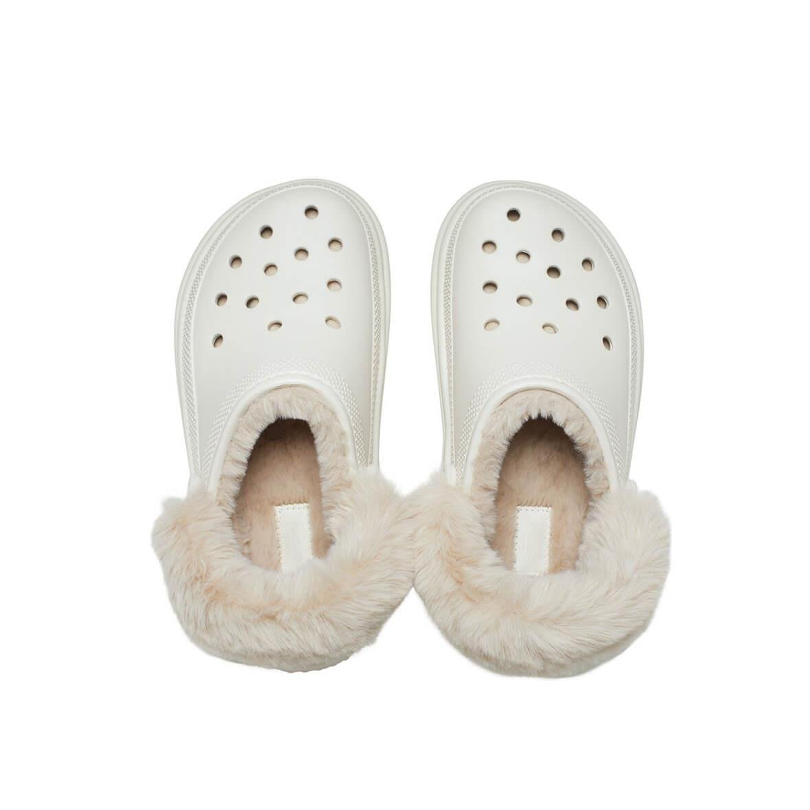 Crocs Stomp Lined Clog Kadın Terlik - Bej