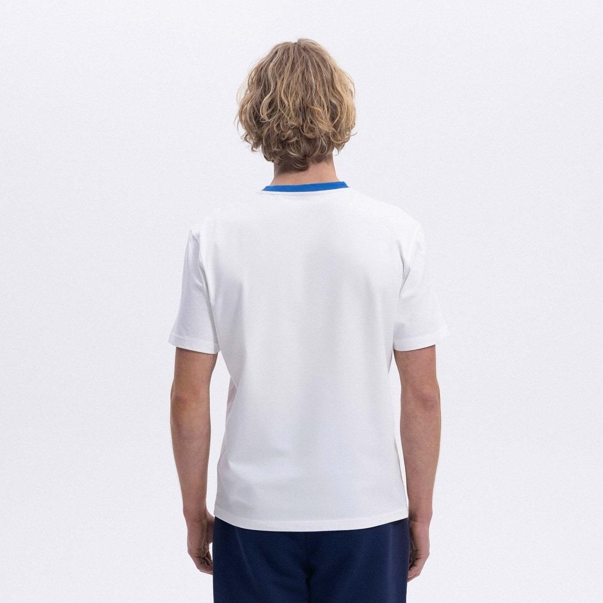 Ellesse CMO18-3-BL Bisiklet Yaka Erkek T-Shirt - Mavi / Beyaz