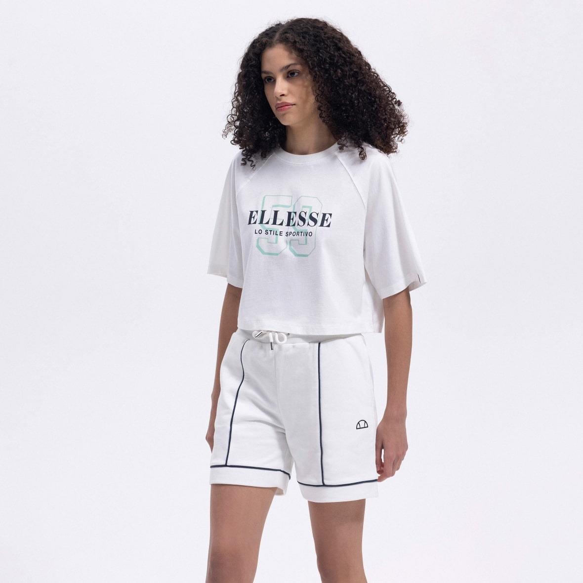 Ellesse EF385-OF Kadın Şort - Kırık Beyaz