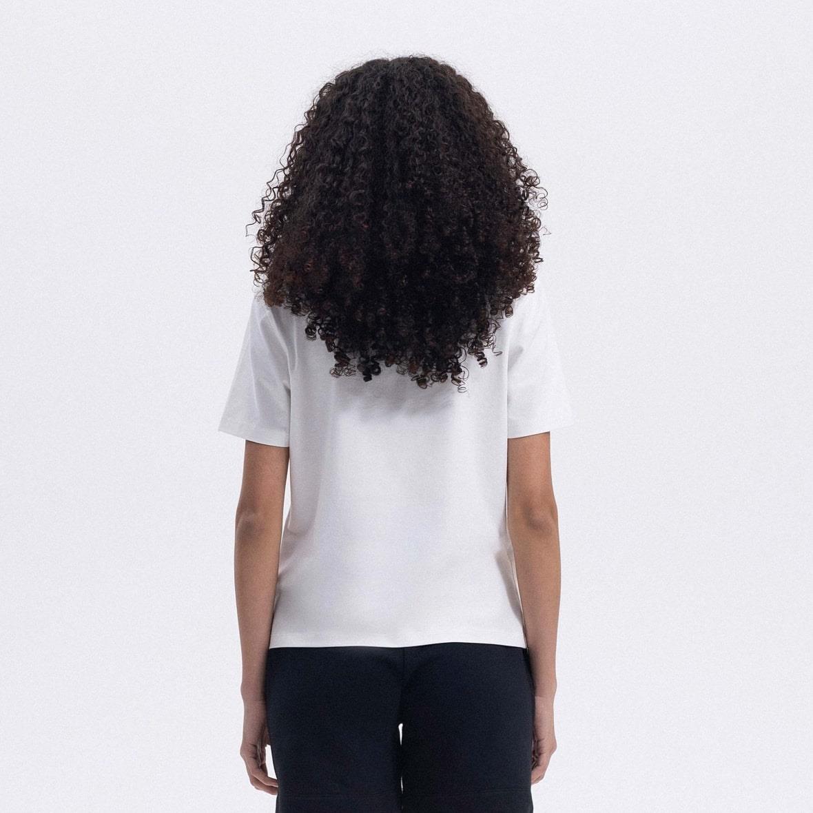 Ellesse EF426-ECR Bisiklet Yaka Kadın T-Shirt - Ekru