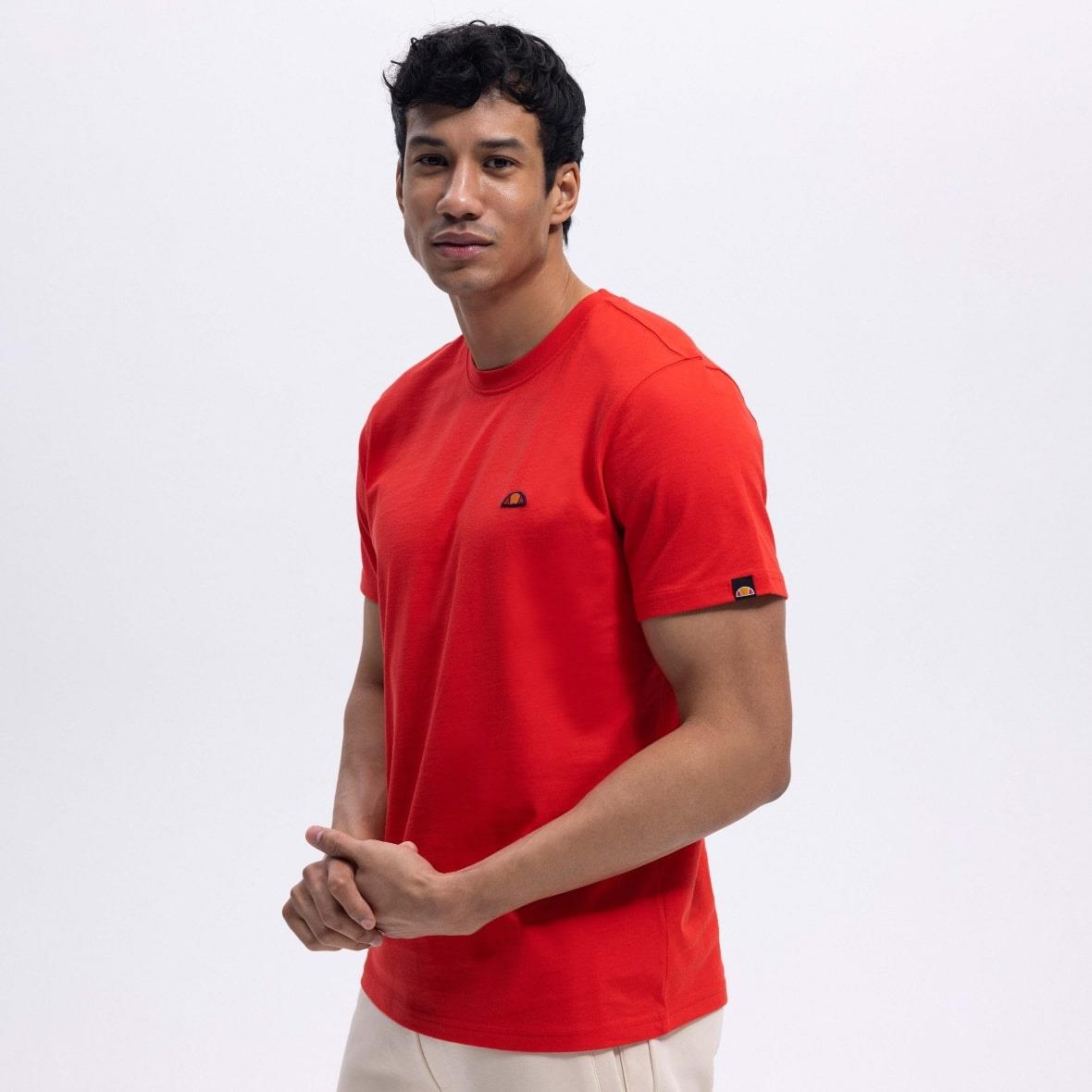 Ellesse EM461-RD Bisiklet Yaka Erkek T-Shirt - Kırmızı