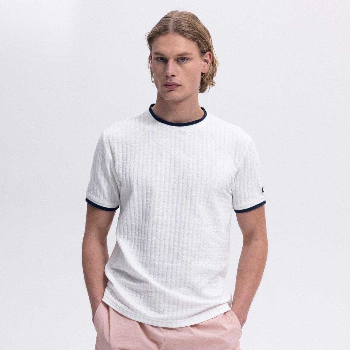 Ellesse EM492-OF Bisiklet Yaka Erkek T-Shirt - Kırık Beyaz