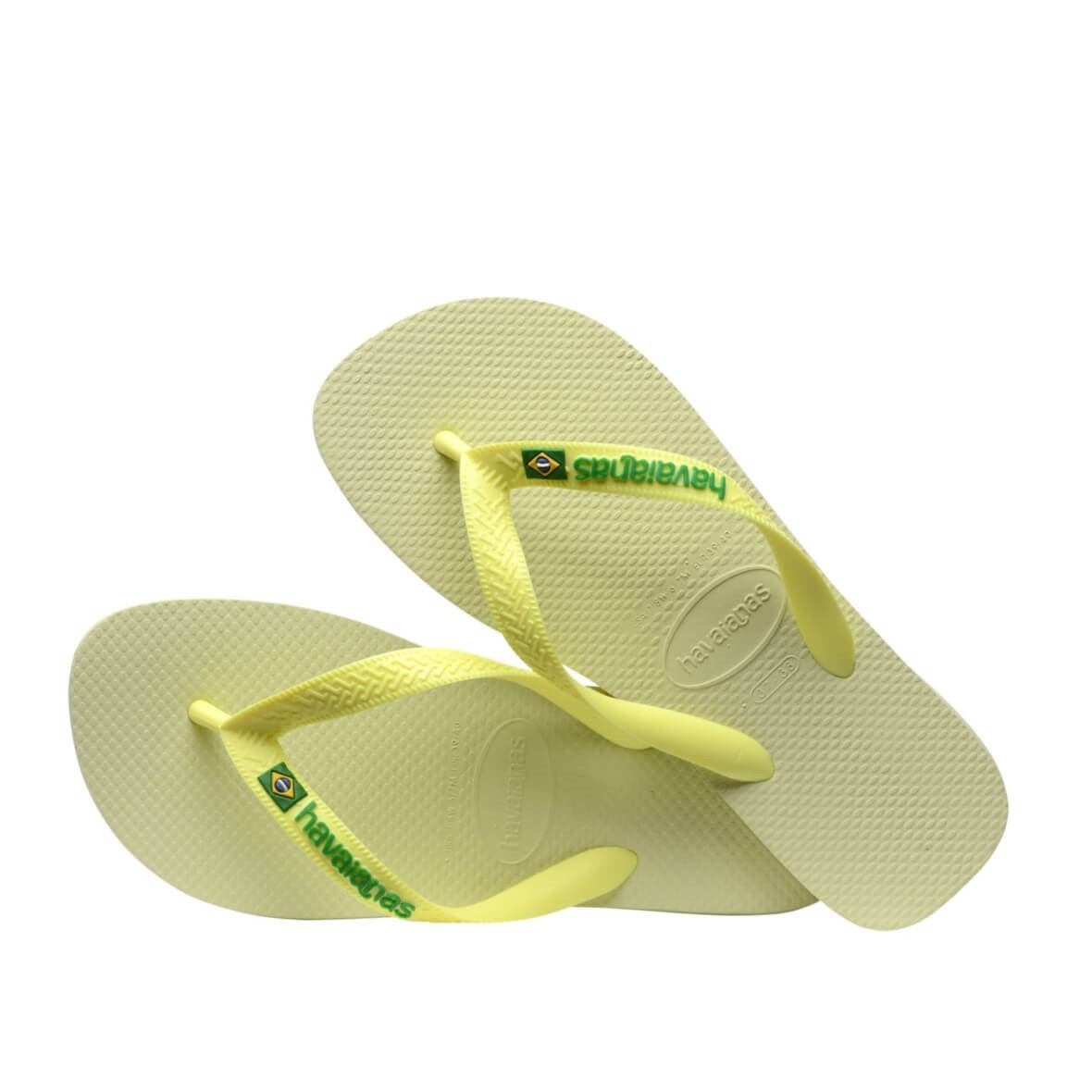 Havaianas Brasil Logo Bayan Terlik - Lime Green