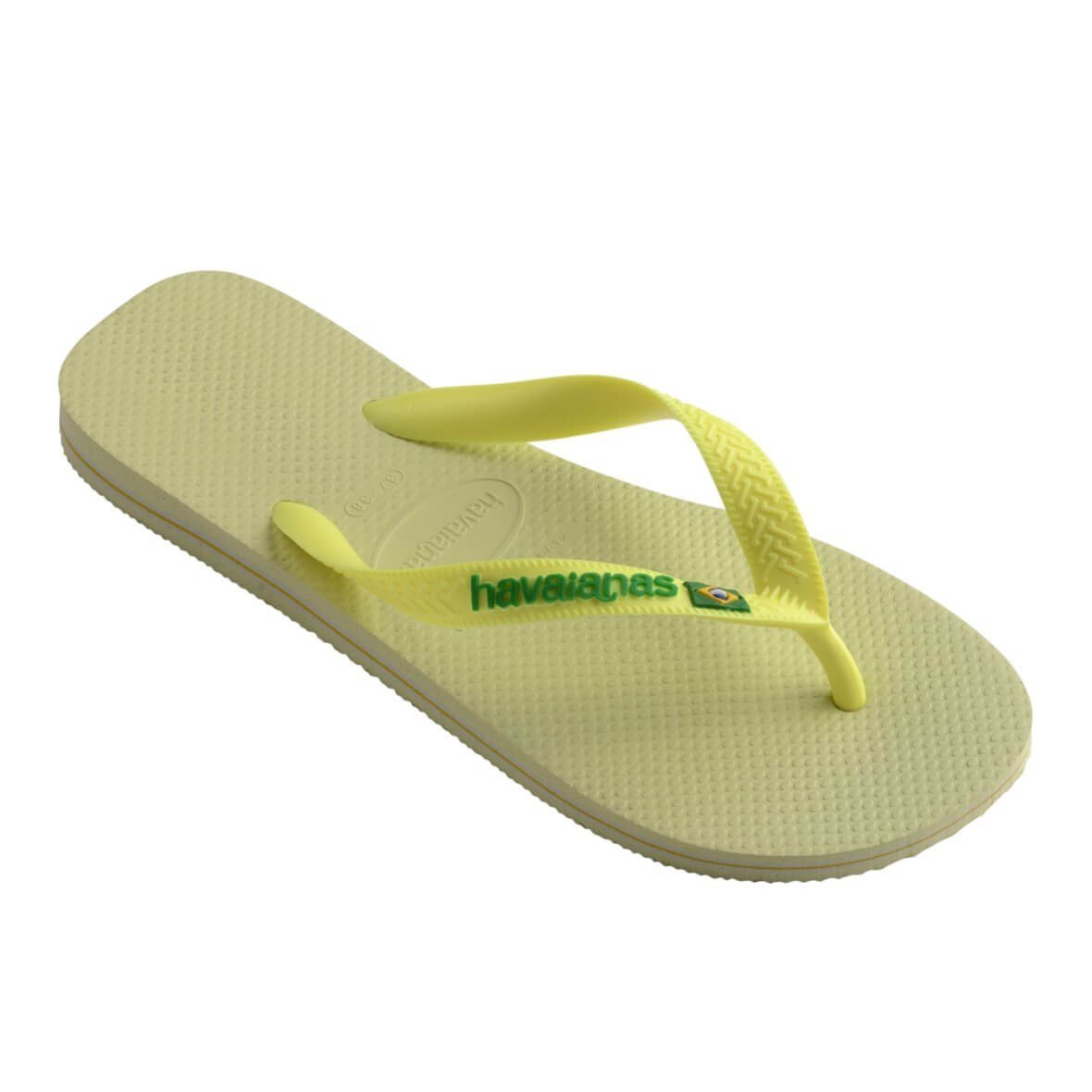 Havaianas Brasil Logo Bayan Terlik - Lime Green
