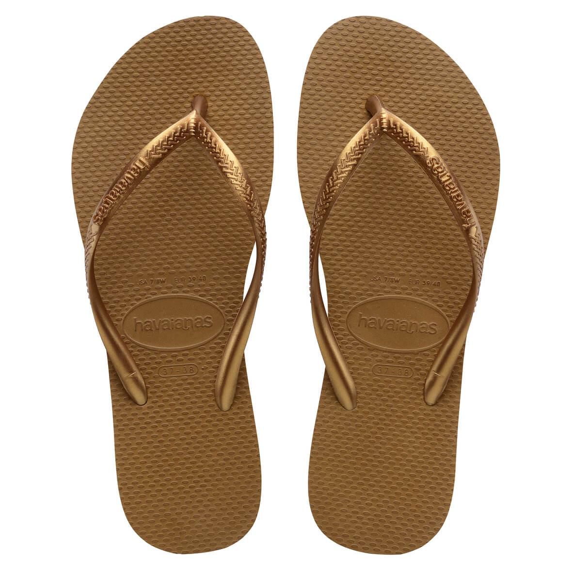 Havaianas Slim Bayan Terlik - Bronz