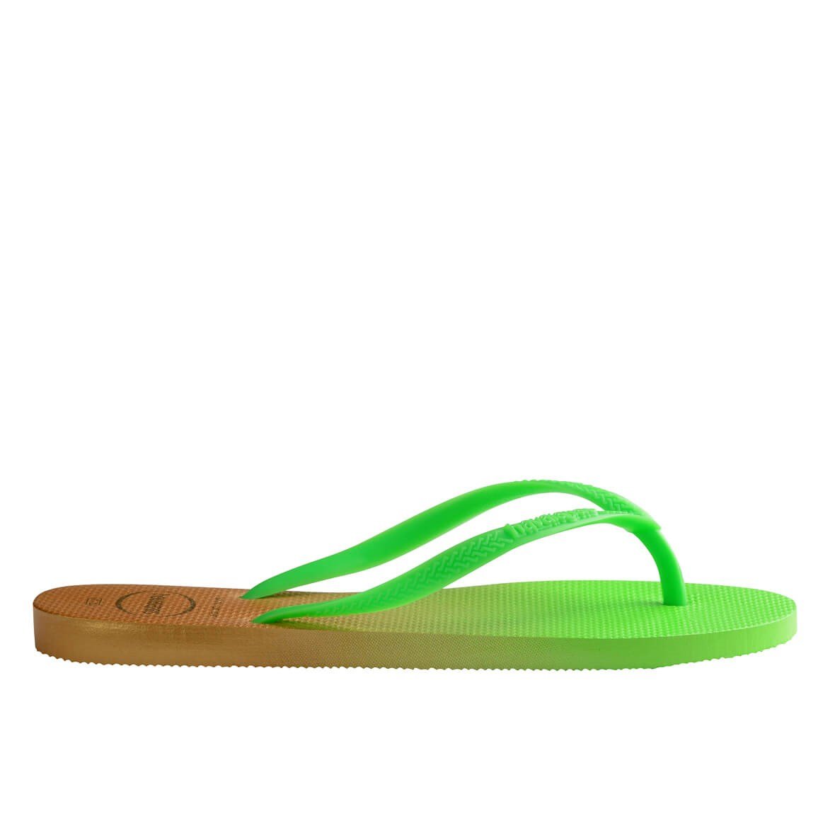 Havaianas Slim Gradient Bayan Terlik - White/Fluorescent Eletric