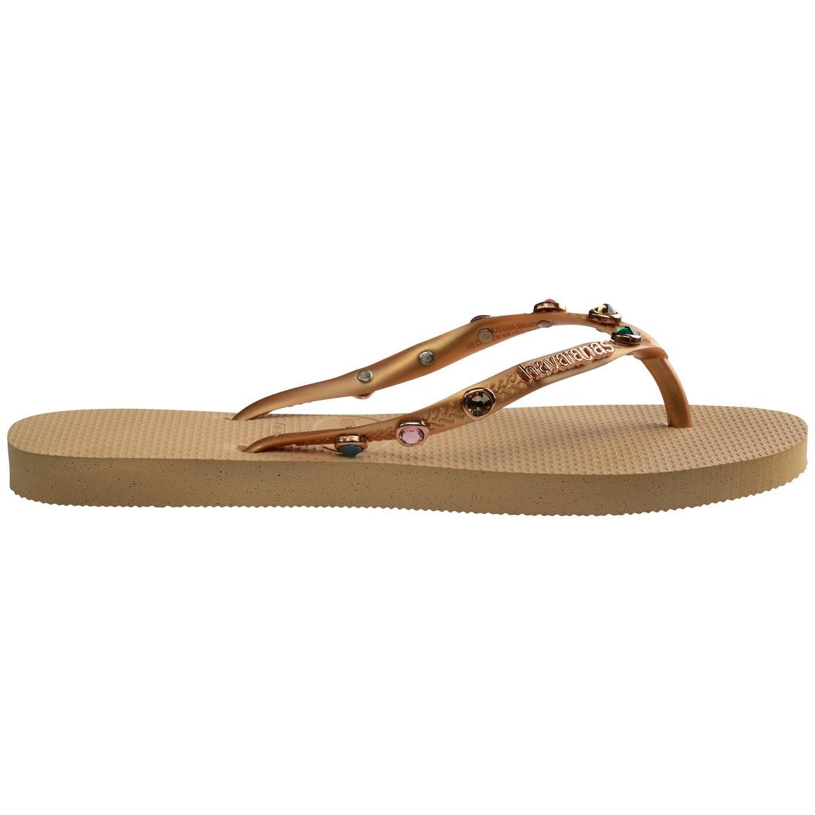 Havaianas Slim Luxury Bayan Terlik - Golden
