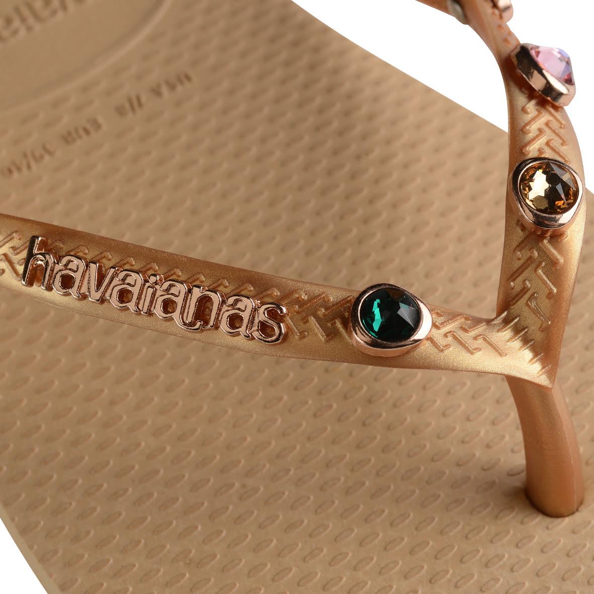 Havaianas Slim Luxury Bayan Terlik - Golden