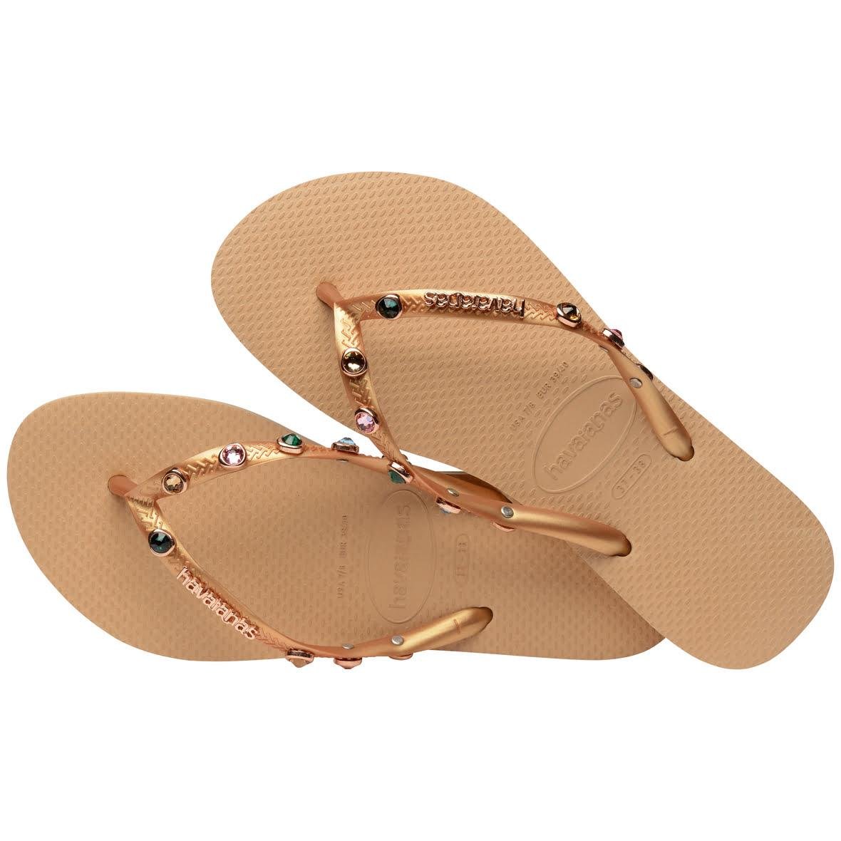 Havaianas Slim Luxury Bayan Terlik - Golden